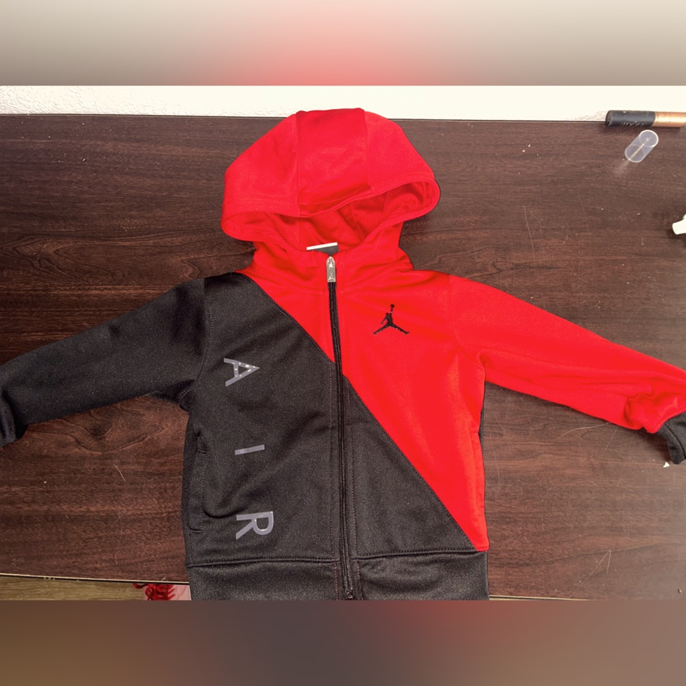 Jordan zip up jacket size 24mos